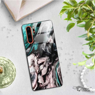 Black Case Wzory ST_NMR Huawei P30 PRO  - FunnyCase 