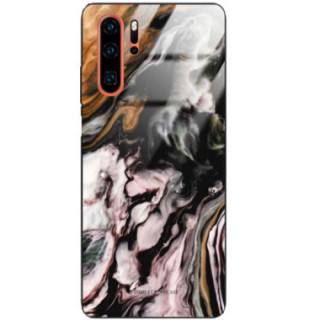 Black Case Wzory ST_NMR Huawei P30 PRO  - FunnyCase 