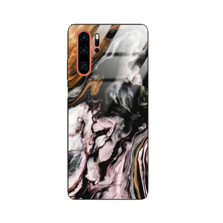 Black Case Wzory ST_NMR Huawei P30 PRO  - FunnyCase 