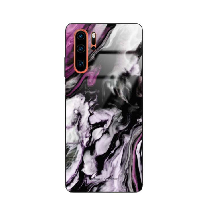 Black Case Wzory ST_NMR Huawei P30 PRO  - FunnyCase 