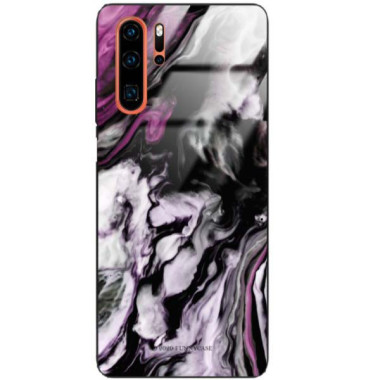 Black Case Wzory ST_NMR Huawei P30 PRO  - FunnyCase 