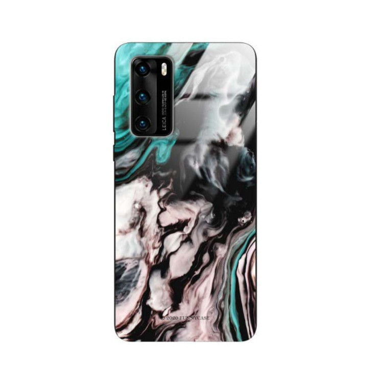 Black Case Wzory ST_NMR Huawei P40  - FunnyCase 