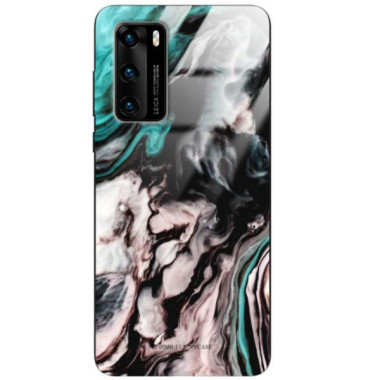 Black Case Wzory ST_NMR Huawei P40  - FunnyCase 