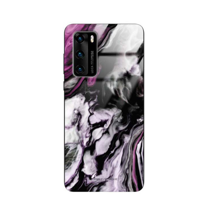 Black Case Wzory ST_NMR Huawei P40  - FunnyCase 