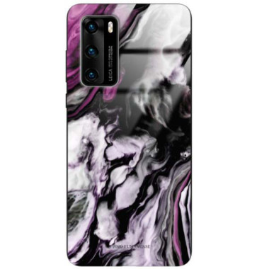 Black Case Wzory ST_NMR Huawei P40  - FunnyCase 