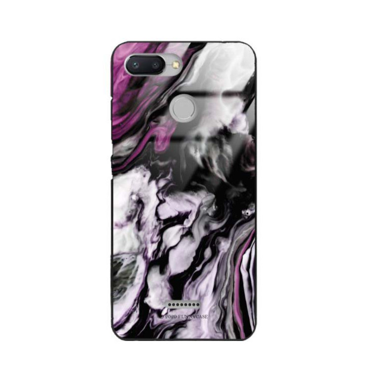 BLACK CASE GLASS NA TELEFON XIAOMI REDMI 6 ST_NMR2020-1-107