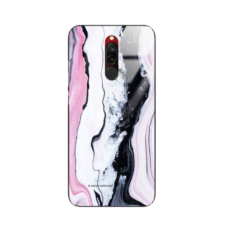 Black Case Wzory ST_NMR Xiaomi REDMI 8  - FunnyCase 