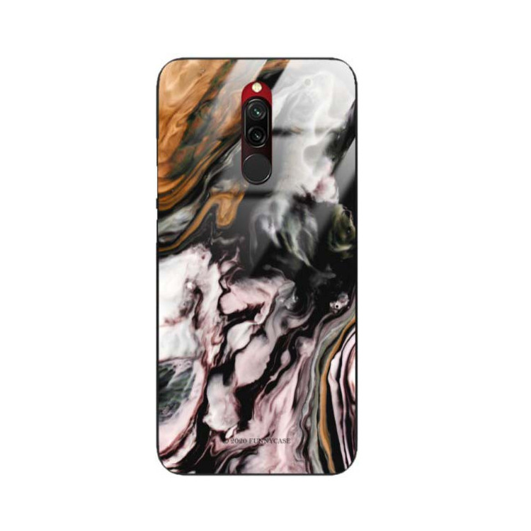 Black Case Wzory ST_NMR Xiaomi REDMI 8  - FunnyCase 