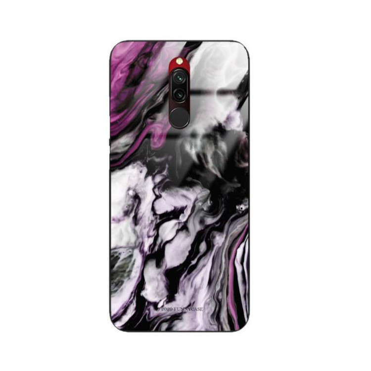 Black Case Wzory ST_NMR Xiaomi REDMI 8  - FunnyCase 