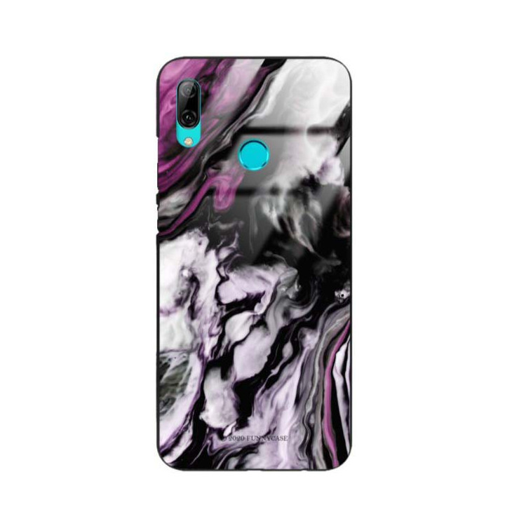 Black Case Wzory ST_NMR Huawei Y7 2019  - FunnyCase 