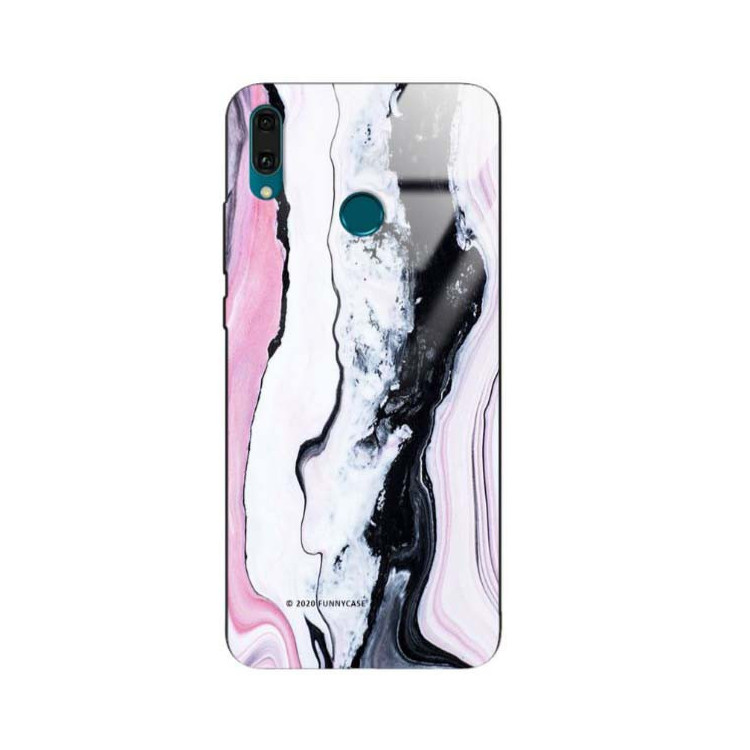 Black Case Wzory ST_NMR Huawei Y9 2019  - FunnyCase 