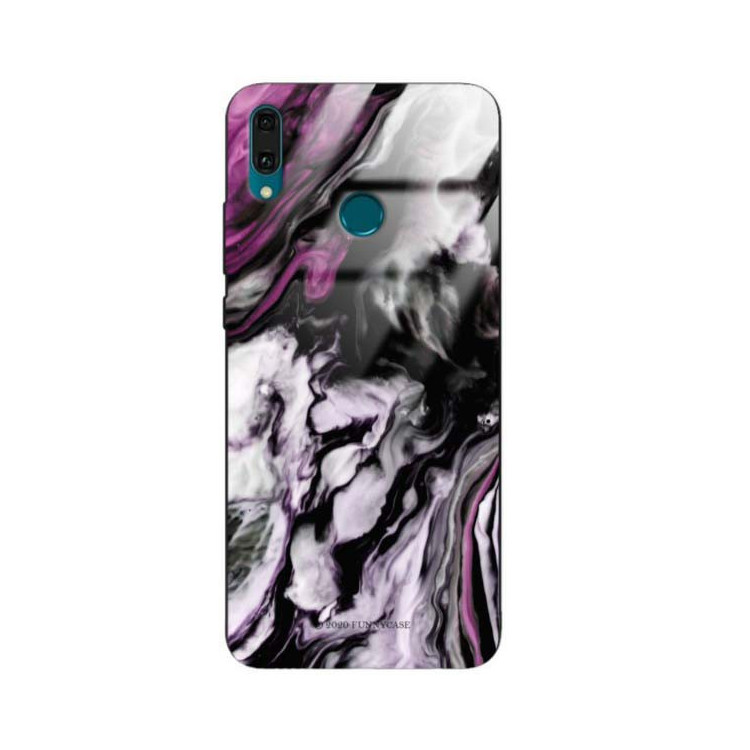 Black Case Wzory ST_NMR Huawei Y9 2019  - FunnyCase 