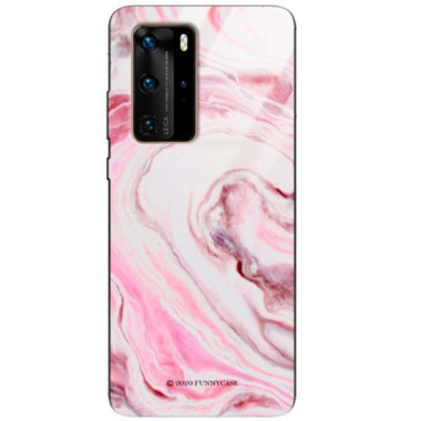 Black Case Wzory ST_NMR Huawei P40 PRO  - FunnyCase 