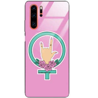 Black Case Wzory ST_FEM Huawei P30 PRO  - FunnyCase 