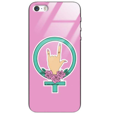 Black Case Wzory ST_FEM Apple IPHONE 5 / 5S / SE  - FunnyCase 