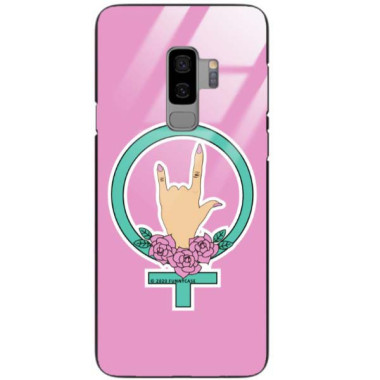 Black Case Wzory ST_FEM Samsung GALAXY S9 PLUS  - FunnyCase 