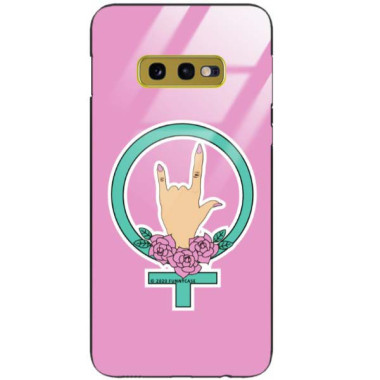 Black Case Wzory ST_FEM Samsung GALAXY S10E  - FunnyCase 