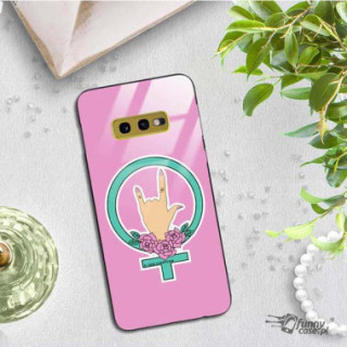 Black Case Wzory ST_FEM Samsung GALAXY S10E  - FunnyCase 