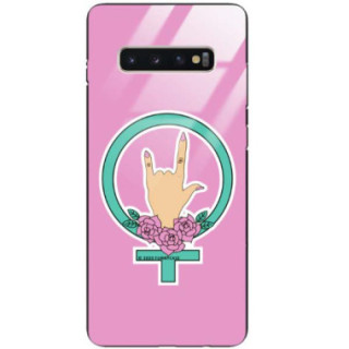 BLACK CASE GLASS NA TELEFON SAMSUNG GALAXY S10 PLUS...