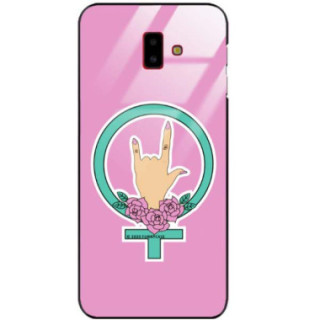 Black Case Wzory ST_FEM Samsung GALAXY J6 PLUS 2018  - FunnyCase 