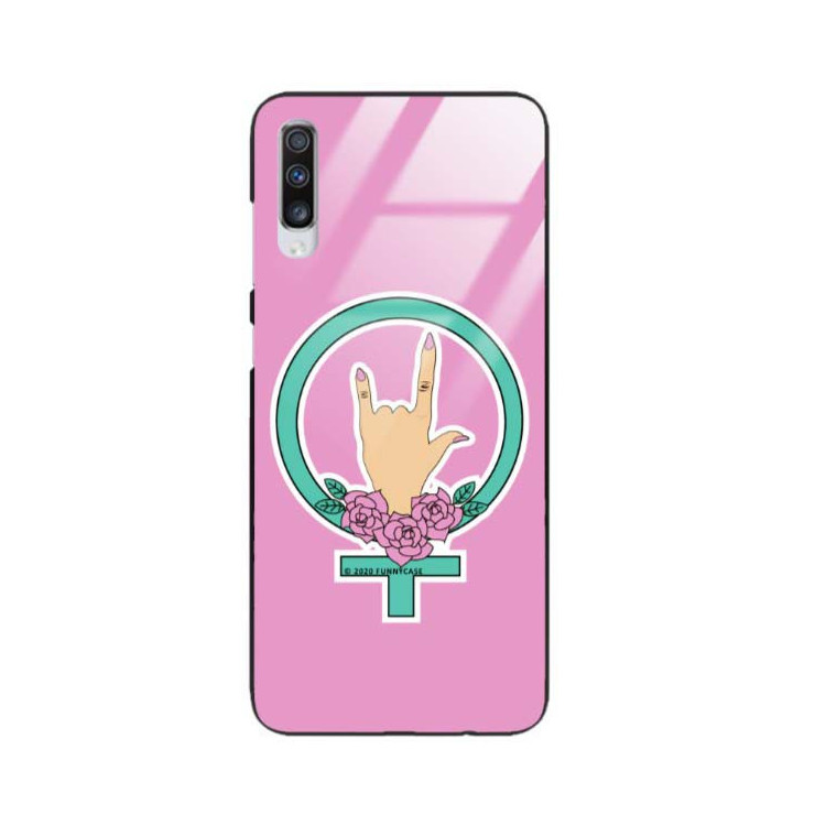 Black Case Wzory ST_FEM Samsung GALAXY A70 / A70S  - FunnyCase 