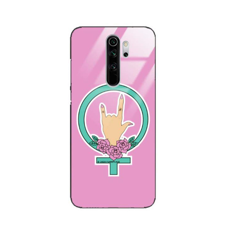 Black Case Wzory ST_FEM Xiaomi REDMI NOTE 8 PRO  - FunnyCase 