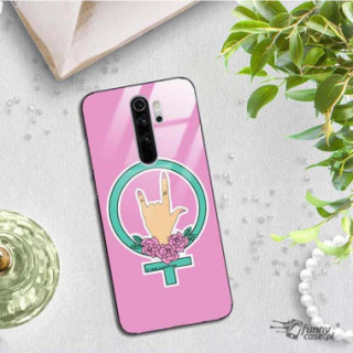 Black Case Wzory ST_FEM Xiaomi REDMI NOTE 8 PRO  - FunnyCase 