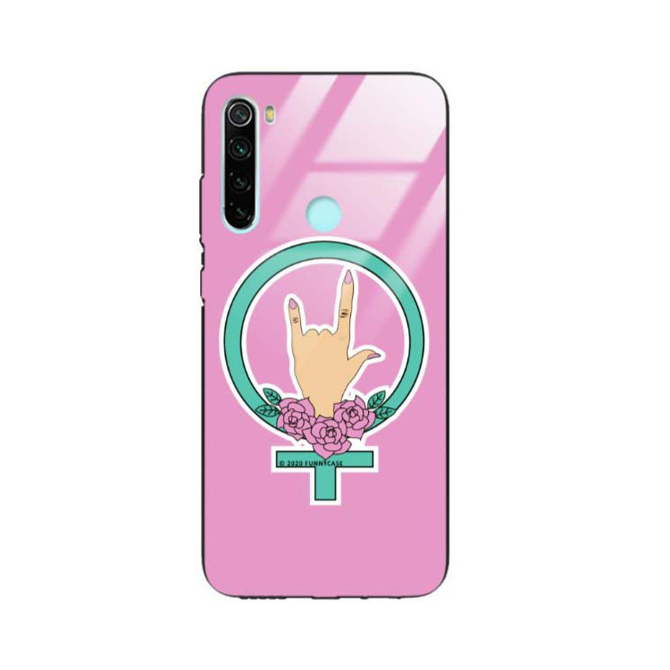 Black Case Wzory ST_FEM Xiaomi REDMI NOTE 8  - FunnyCase 