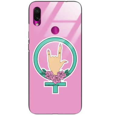 Black Case Wzory ST_FEM Xiaomi REDMI NOTE 7  - FunnyCase 