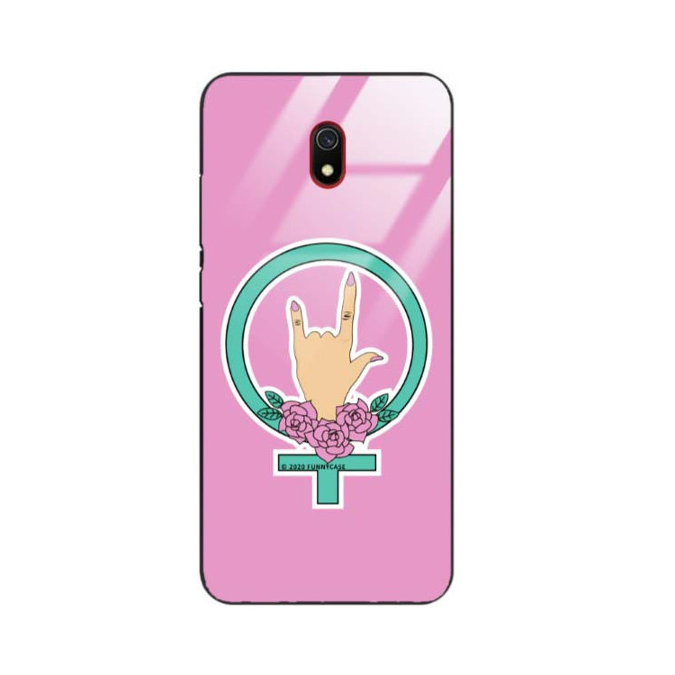 Black Case Wzory ST_FEM Xiaomi REDMI 8A  - FunnyCase 