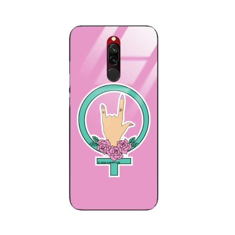 Black Case Wzory ST_FEM Xiaomi REDMI 8  - FunnyCase 