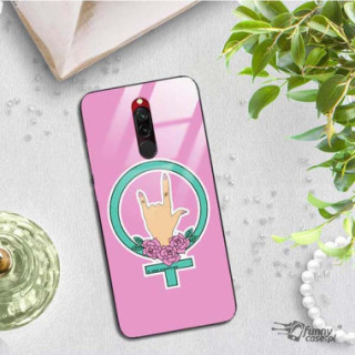 Black Case Wzory ST_FEM Xiaomi REDMI 8  - FunnyCase 