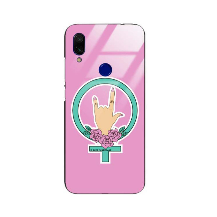 Black Case Wzory ST_FEM Xiaomi REDMI 7  - FunnyCase 