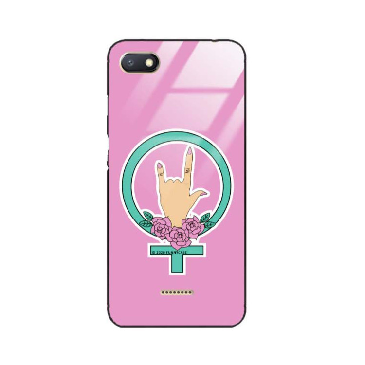 Black Case Wzory ST_FEM Xiaomi REDMI 6A  - FunnyCase 