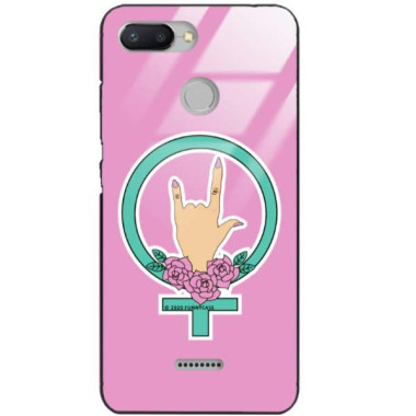 Black Case Wzory ST_FEM Xiaomi REDMI 6  - FunnyCase 