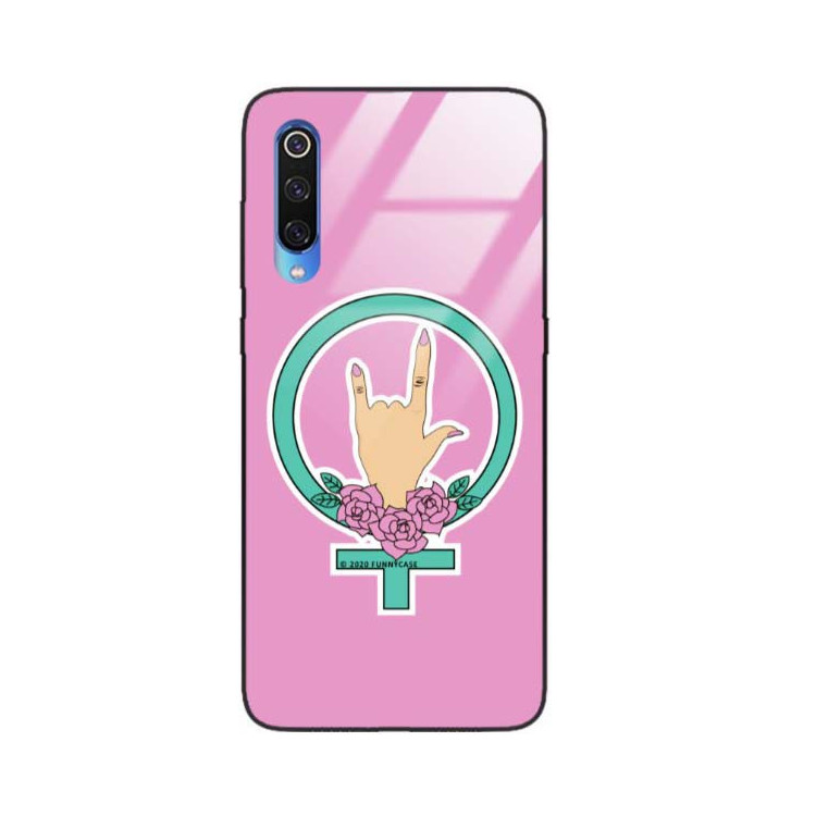 Black Case Wzory ST_FEM Xiaomi MI9  - FunnyCase 