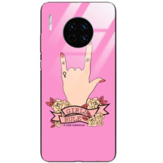 Black Case Wzory ST_FEM Huawei MATE 30 PRO  - FunnyCase 