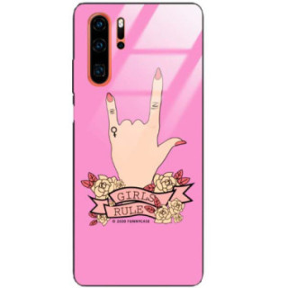 Black Case Wzory ST_FEM Huawei P30 PRO  - FunnyCase 