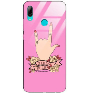 Black Case Wzory ST_FEM Huawei Y7 2019  - FunnyCase 