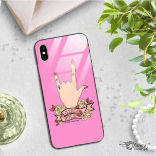 Black Case Wzory ST_FEM Apple IPHONE XS MAX  - FunnyCase 