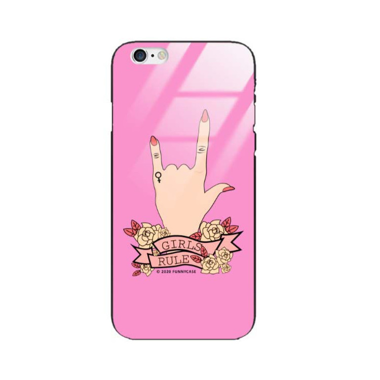 Black Case Wzory ST_FEM Apple IPHONE 6 / 6S  - FunnyCase 