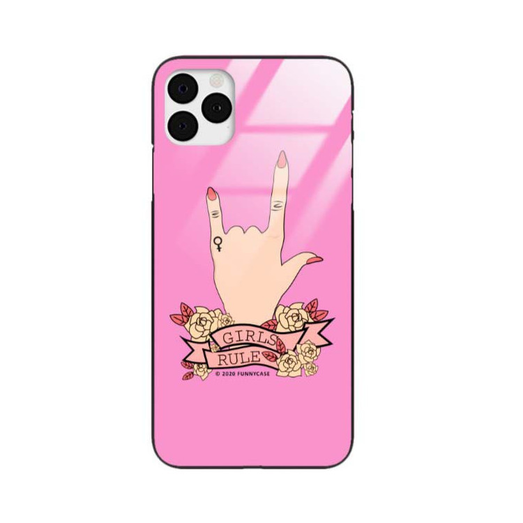 Black Case Wzory ST_FEM Apple IPHONE 11 PRO MAX  - FunnyCase 