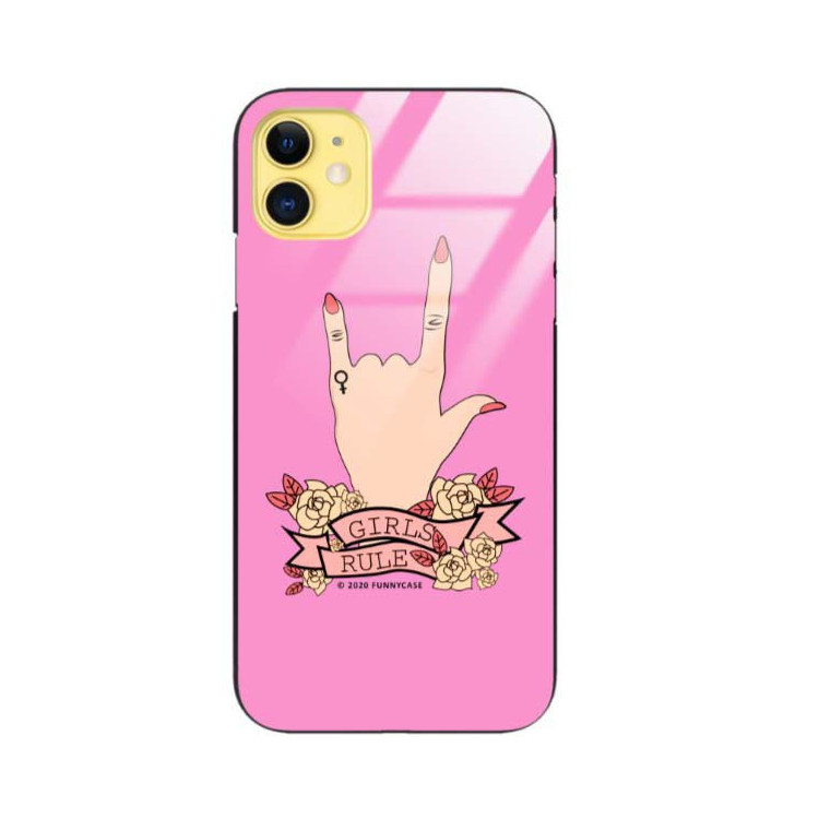 Black Case Wzory ST_FEM Apple IPHONE 11  - FunnyCase 