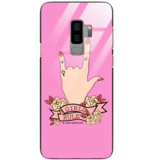 Black Case Wzory ST_FEM Samsung GALAXY S9 PLUS  - FunnyCase 