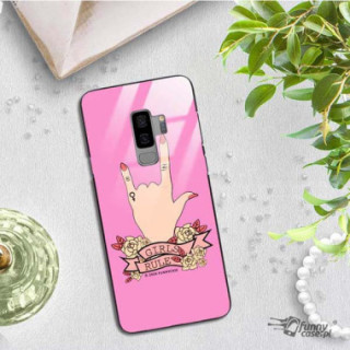 Black Case Wzory ST_FEM Samsung GALAXY S9 PLUS  - FunnyCase 