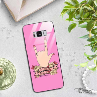 Black Case Wzory ST_FEM Samsung GALAXY S8  - FunnyCase 