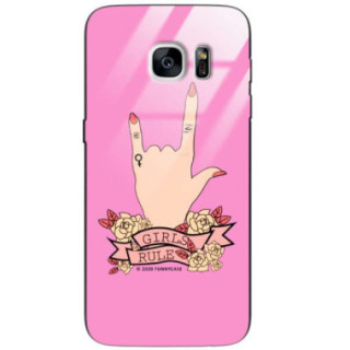 Black Case Wzory ST_FEM Samsung GALAXY S7  - FunnyCase 