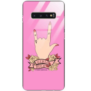 Black Case Wzory ST_FEM Samsung GALAXY S10 PLUS  - FunnyCase 