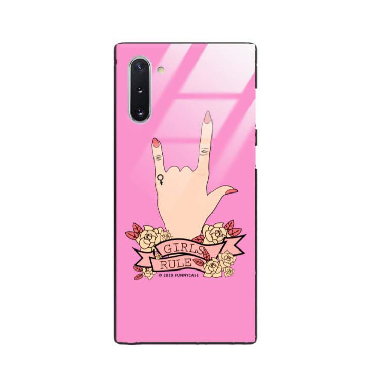 Black Case Wzory ST_FEM Samsung GALAXY NOTE 10  - FunnyCase 