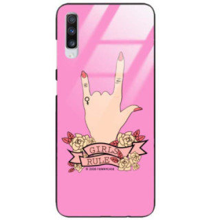 Black Case Wzory ST_FEM Samsung GALAXY A70 / A70S  - FunnyCase 